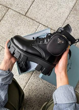 Черевики leather boots nylon pouch 3