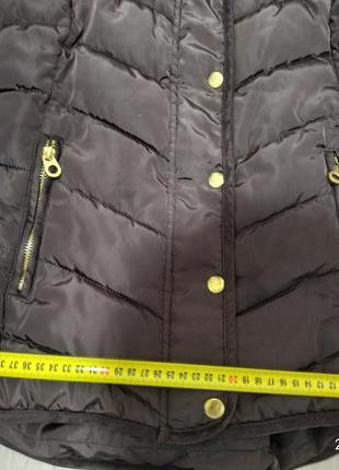 Фирменная куртка пуховик шоколадного цвета9 фото