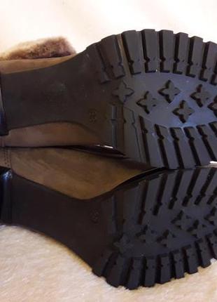 Кожаные ботинки фирмы bata vera pelle p. 38 стелька 24,5 см7 фото