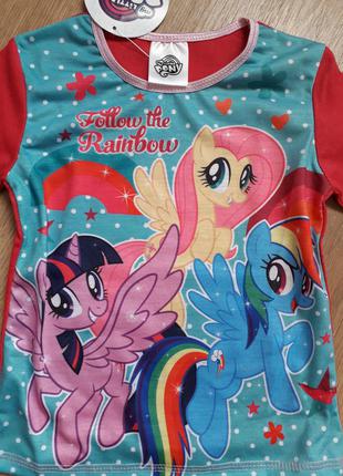 Пижама пони, костюм my little pony. 18-24 м. 92 см. disney3 фото