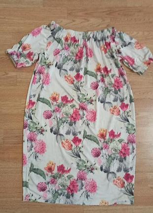 Легкое платье с поясом 4