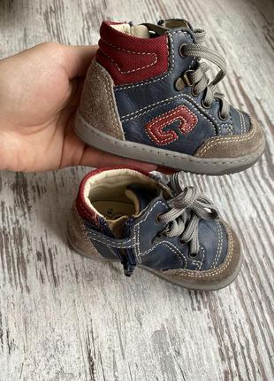 Шкіряні черевички chicco 19р.