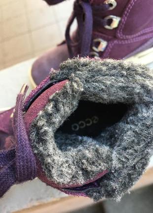 Зимові черевички ecco з мембраною gore tex 22р7 фото