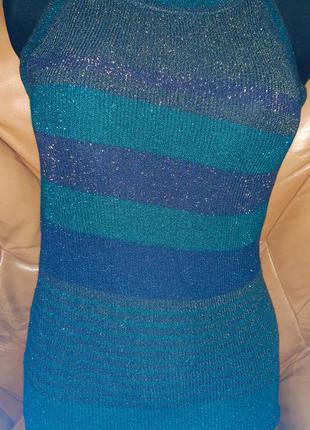 Бірюзовий топ люрекс next р10-38