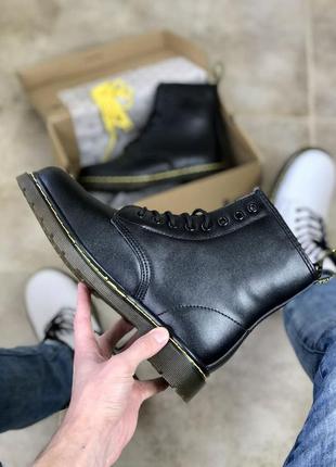 Зимние ботинки dr.martens black (термо)36-37-38-39-40-413 фото