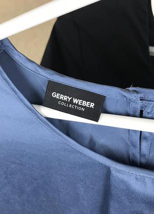 Шелковая нежно голубая футболка от gerry weber vn73 фото