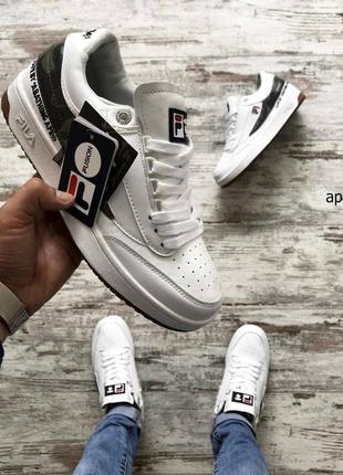 Кроссовки fila aape by a bathing ape x  t-1 mid white кросівки білі