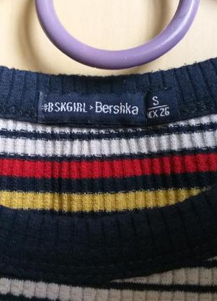 Полосатая футболочка bershka ✅ 1+1=34 фото