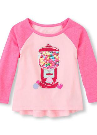 Реглан для дівчинки-кофточка кофта светр футболка з довгим рукавом