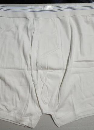 Мужские, трусы, боксёры, белые, био хлопок, c&a, 21040