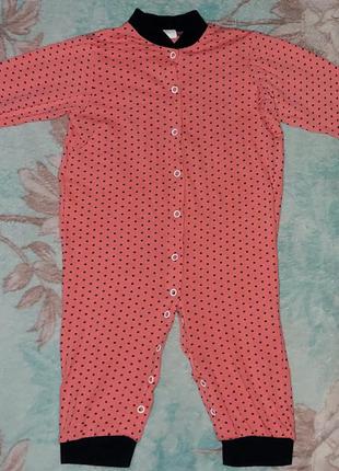 Чоловічок з відкритими ніжок ромпер на дівчинку розмір 74