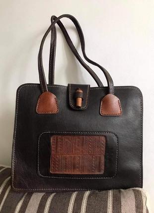 Шкіряна сумка. можна під документи