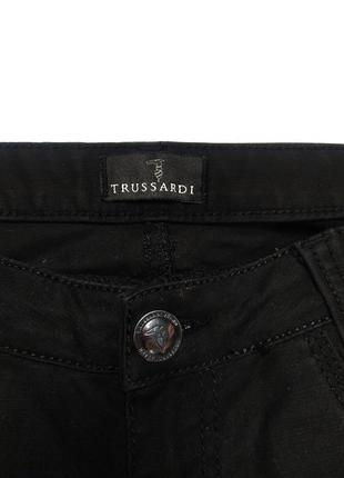 Черные женские зауженные джинсы trussardi оригинал5 фото
