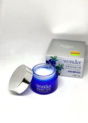 Крем для лица с экстрактом черники 🫐 отбеливающий и увлажняющий bioaqua essence cream wonder