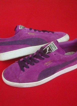 Кроссовки puma suede натур замша оригинал 40-41 разм 26.5 cm