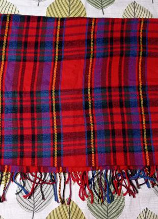 Шарф в клітинку широкий new look