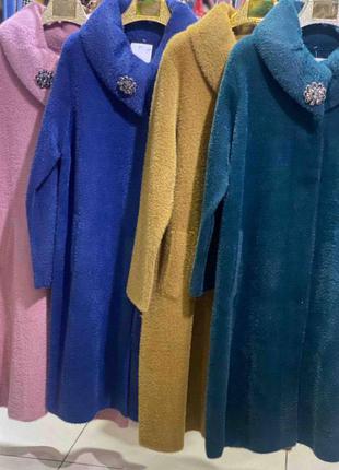Шикарное пальто альпака турция отличное качество