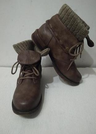 Зимние ботинки rieker р.39 ( стелька 24 см.)