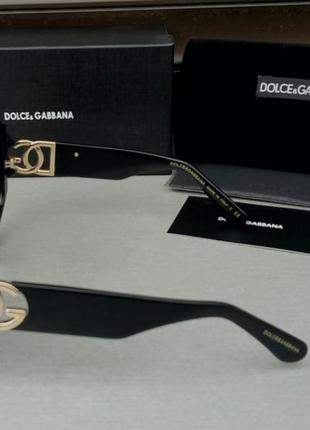 Эффектные в стиле dolce & gabbana женские солнцезащитные очки большие черные с градиентом4 фото