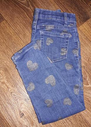 Джинсы в сердечко