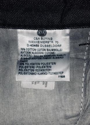 Черные джинсы с потертостями для подростков с сайта c&a, размеры 152, 1646 фото