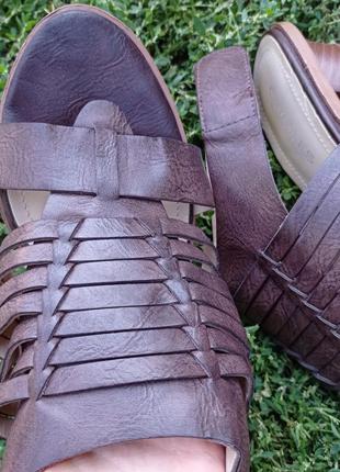 Кожа босоножки новые сандалии кожаные charles6 фото