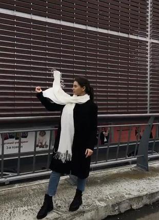 Шарф,палантин білий