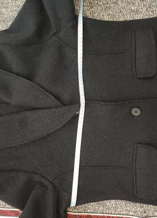Пиджак жакет черный женский из 100% валеной шерсти, оригинал, германия7 фото