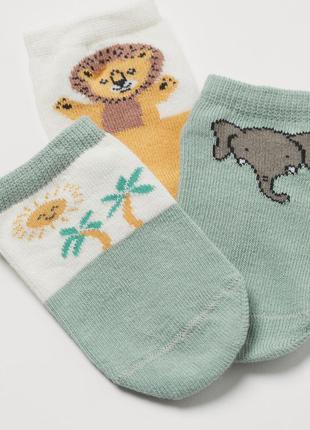 Детские носки, носочки h&m, набор носков 5 пар, р. 19-212 фото
