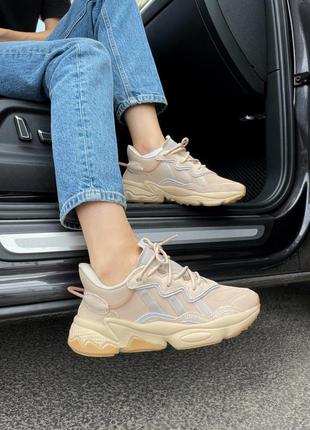 Кросівки ozweego beige кроссовки