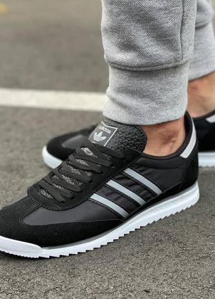 Мужские черно-белые замшевые осенние кроссовки adidas 🆕демисезоные адидас7 фото