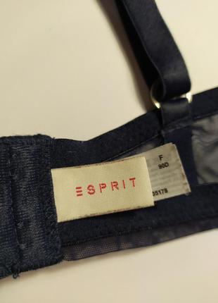 Бюстгалтер в рубчик без пуш-ап esprit, eur 75d/75д7 фото