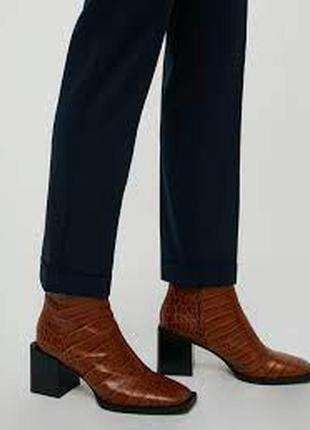 Max&co новые брюки , укороченная модель с манжетом, размер s2 фото
