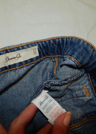 Юбка джинсовая модная трапеция на 11/12 лет рост 152 см3 фото