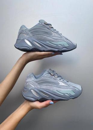 Adidas yeezy boost 700 v2 шикарные женские кроссовки адидас изи серые2 фото