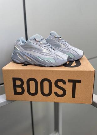 Adidas yeezy boost 700 v2 шикарные женские кроссовки адидас изи серые5 фото