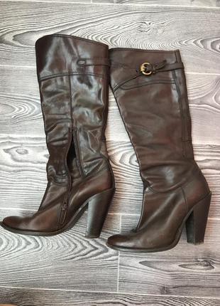 Кожаные итальянские сапоги 👢