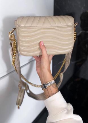 🖤🖤🖤сумка в стиле  vuitton new wave multi-pochette beige5 фото