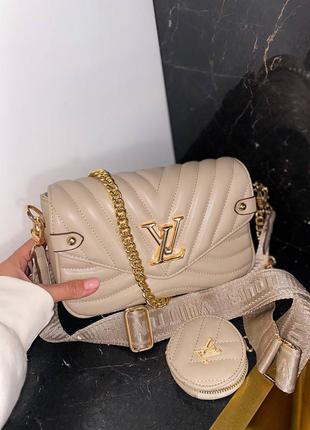 🖤🖤🖤сумка в стиле  vuitton new wave multi-pochette beige1 фото