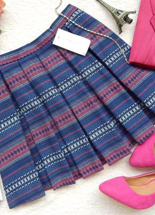 Новая юбка из плотной ткани в ацтекский принт new look3 фото