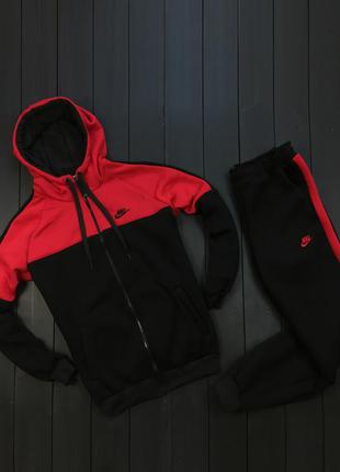 Спортивний костюм nike holder осінь-зима, утеплений на флісі