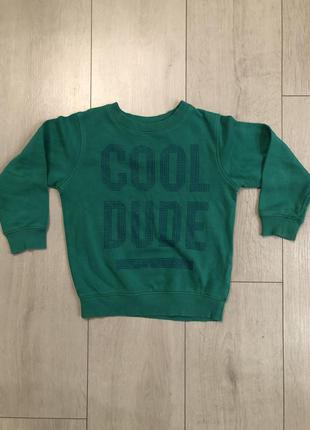 Тепла кофта для хлопчика next 104 см толстовка некст