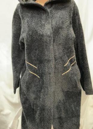 Шикарна курточка шубка пальто з вовни альпаки ☝️☝️