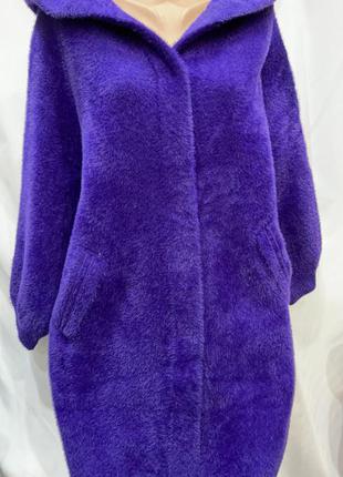 Шикарная курточка шубка пальто с шерстью альпаки ☝️☝️3 фото