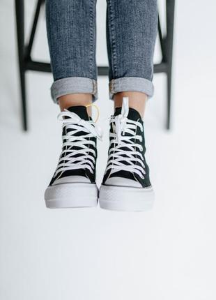 Кеды converse высокое качество женские4 фото