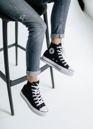 Кеди converse високу якість жіночі3 фото