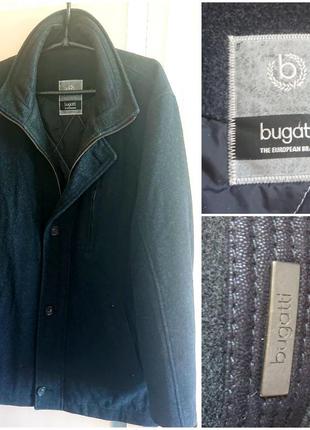 Стильная шерстяная брендовая куртка пальто bugatti.1 фото