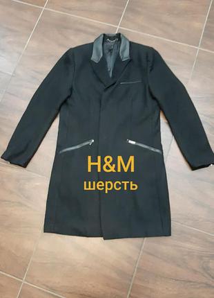 Пальто h&m  шерсть1 фото