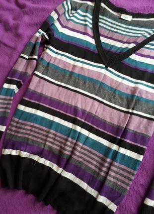 Джемпер у полоску, сведр свитер 2