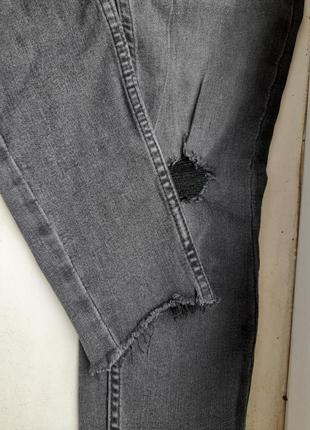 Темно серые джинсы 25 р-р3 фото